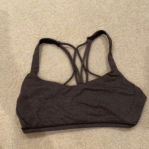 Lululemon gray sports bra size 4